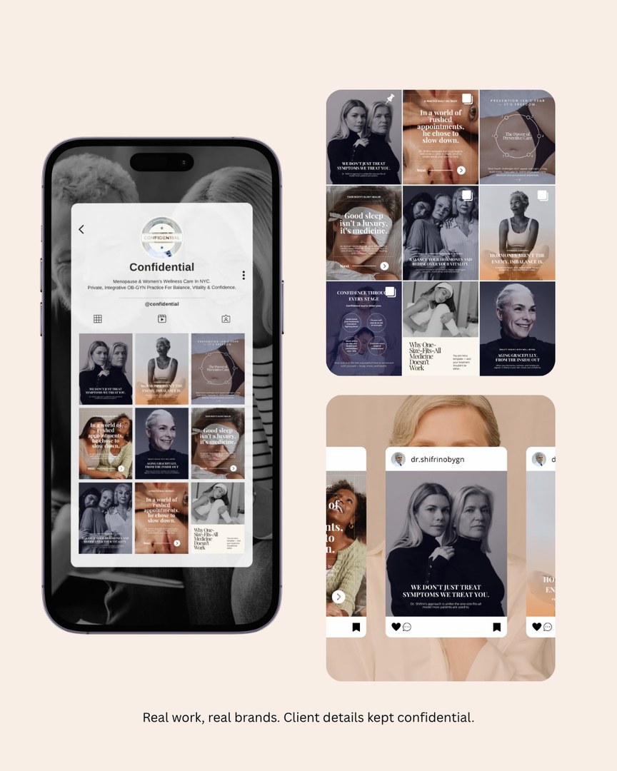 Social media · Women's wellness OB-GYN clinic